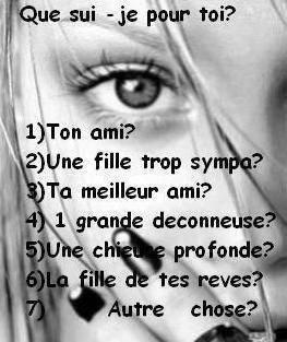 que suis-je pour toi ?
