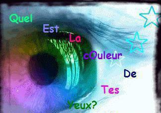couleur de tes yeux