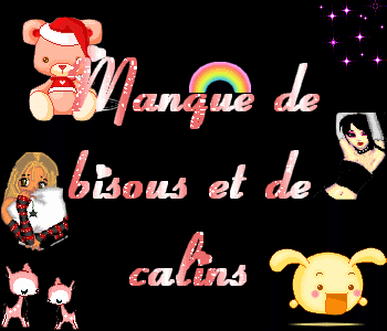 manque de calins é de bisous