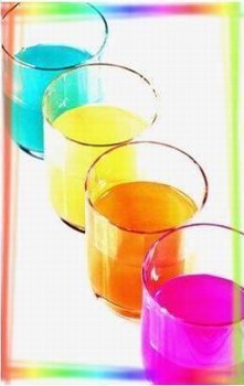 les verres de couleurs