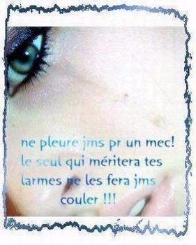 ne peure jms pour un mec