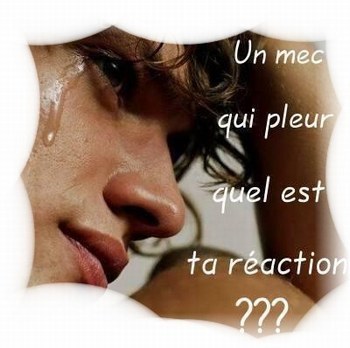 un mec qui pleure